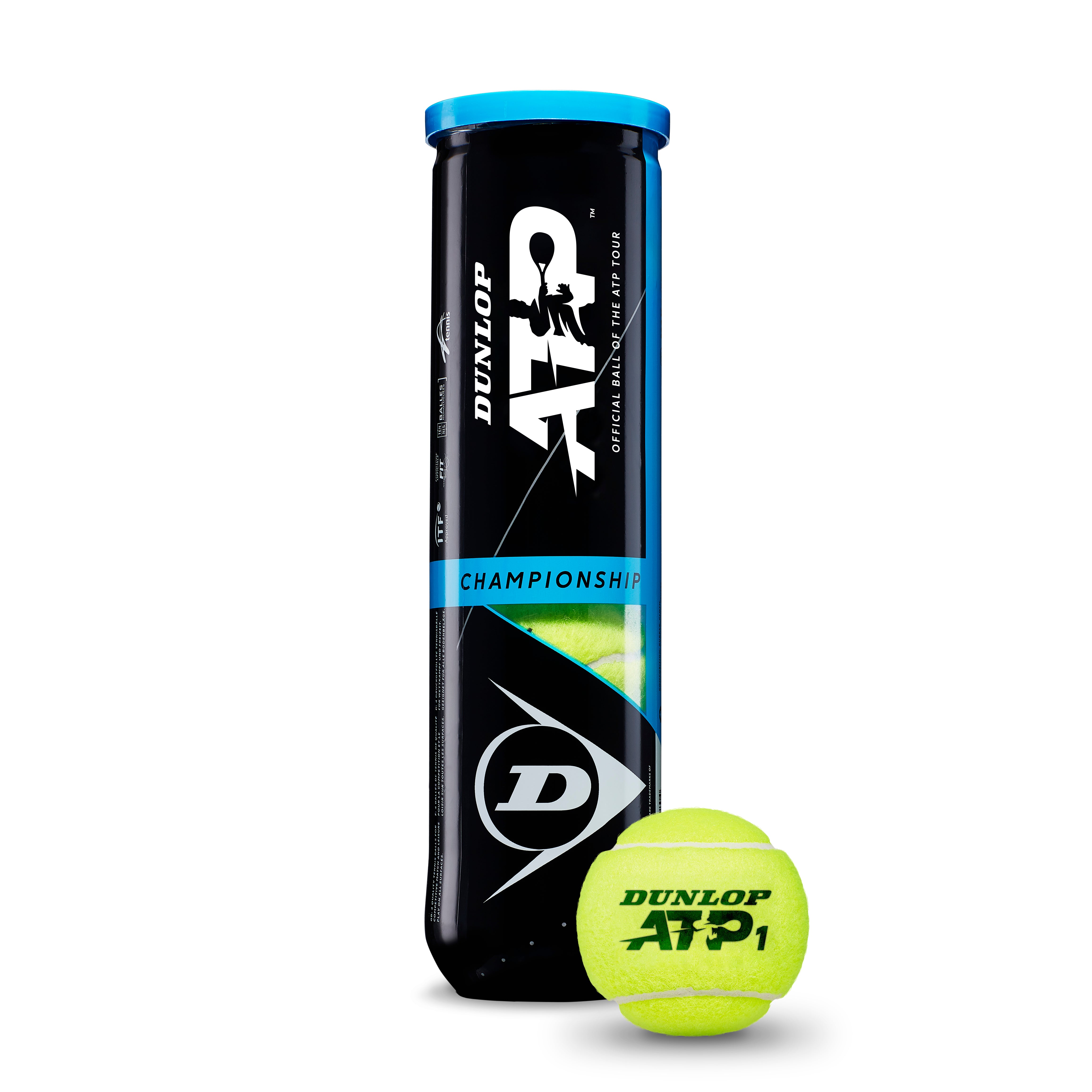 DUNLOP ATP CHAMPIONSHIP 1 TUBO DA 4 PALLINE_B