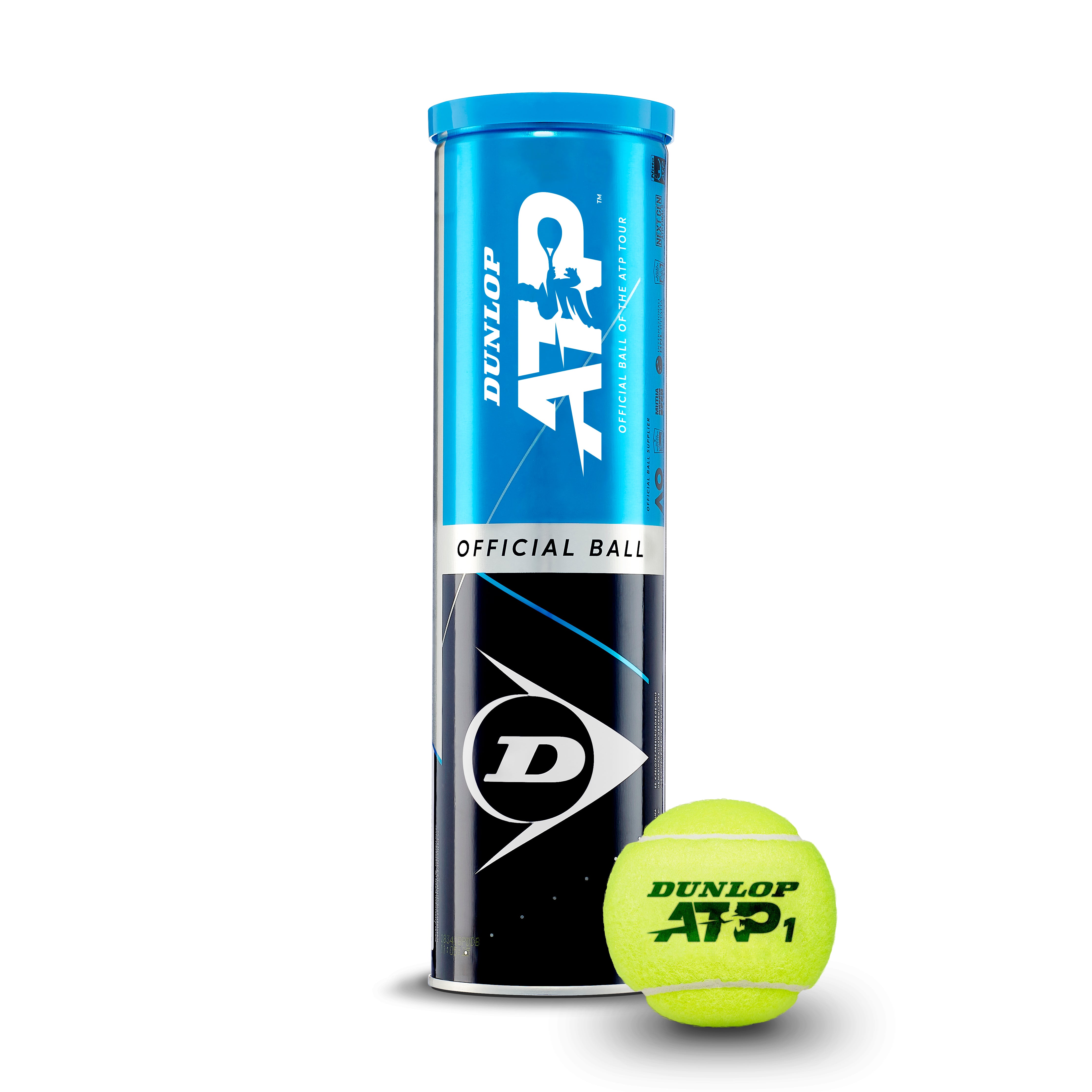 DUNLOP ATP OFFICIAL 1 TUBO DA 4 PALLINE_B