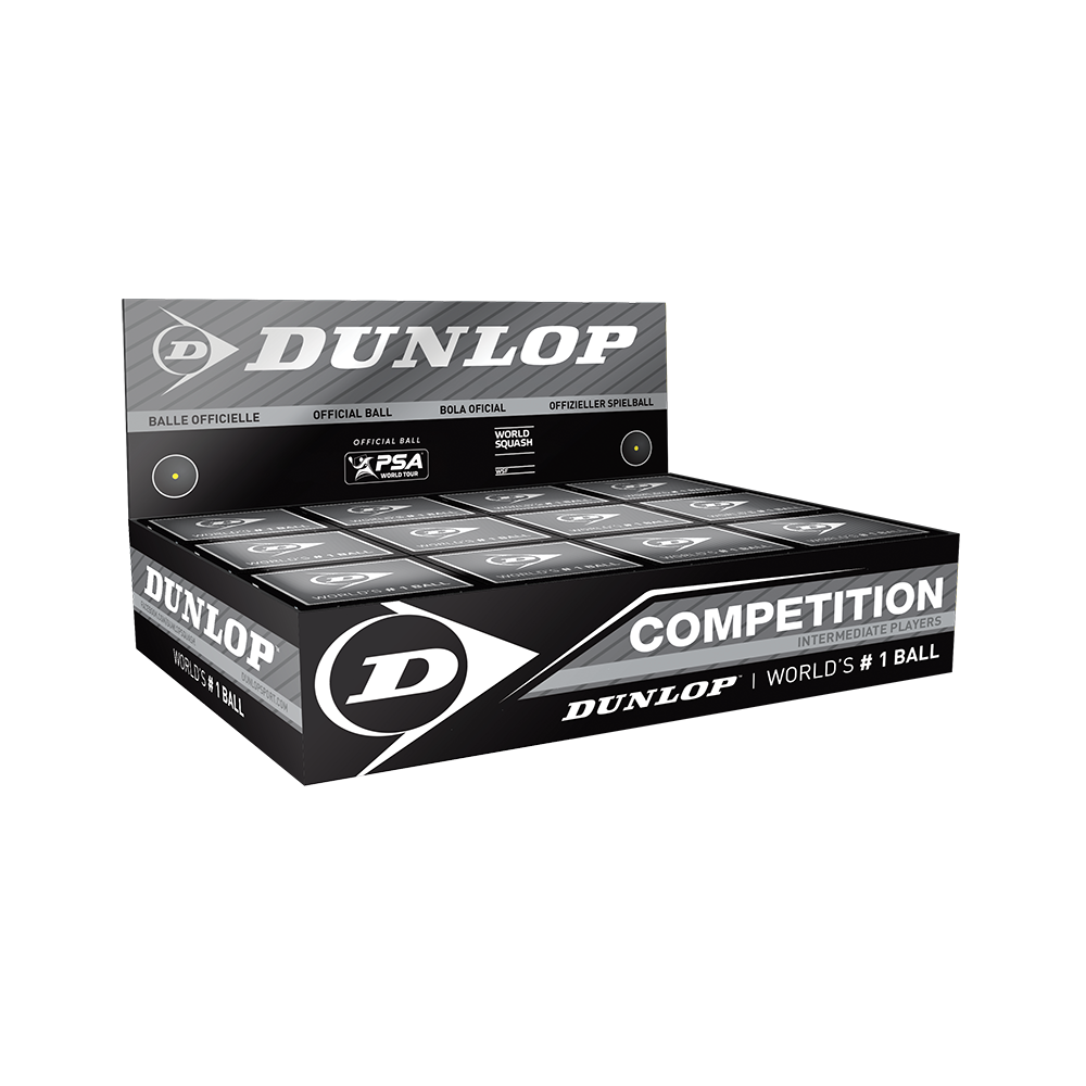 PALLINE DA SQUASH DUNLOP COMPETITION