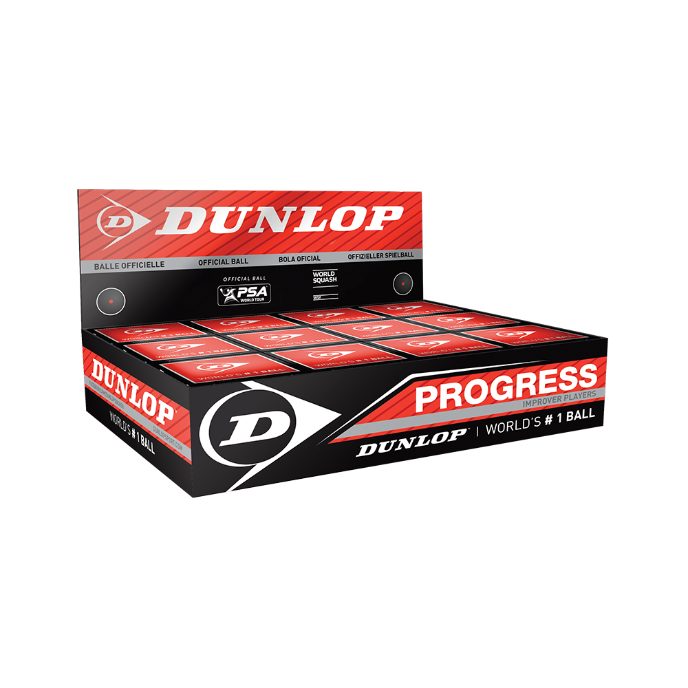 PALLINE DA SQUASH DUNLOP PROGRESS