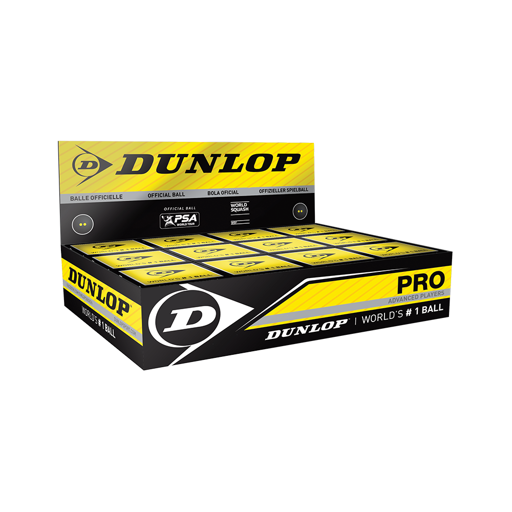 PALLINE DA SQUASH DUNLOP PRO 